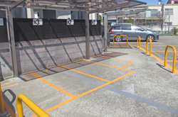 屋根付き駐車場